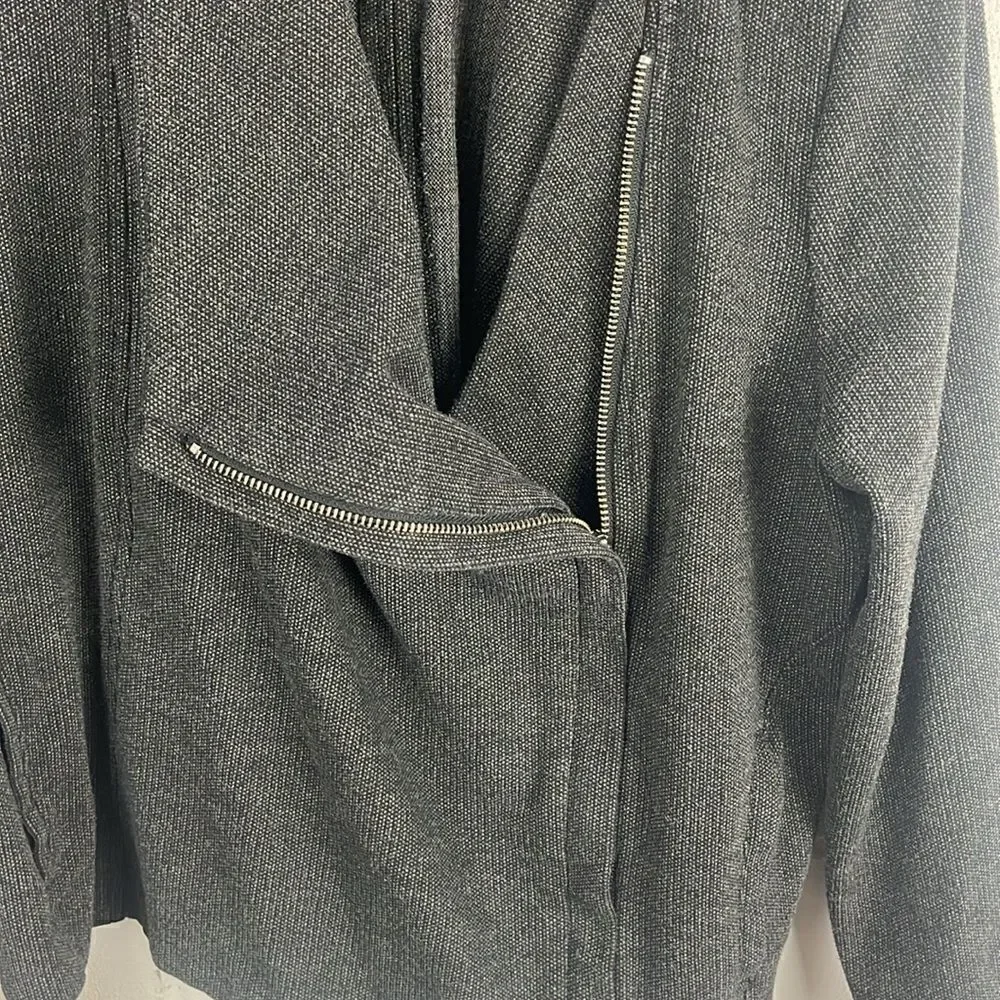 Lysse smith asymmetrical zip up jacket
